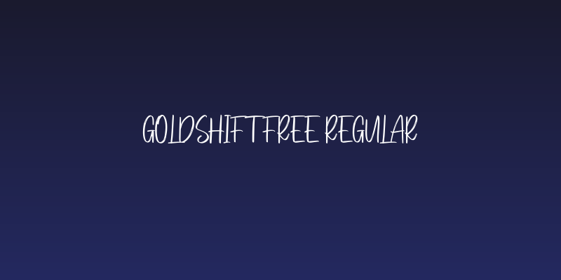 Goldshift Free Regular Social Header