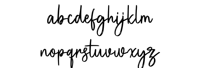 Goldshift Free Regular Font LOWERCASE