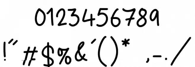 Goldside Font OTHER CHARS