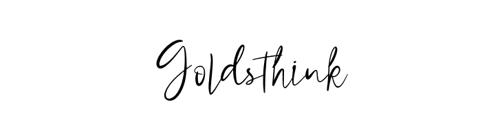 Goldsthink  les polices de caractères gratuit tlcharger