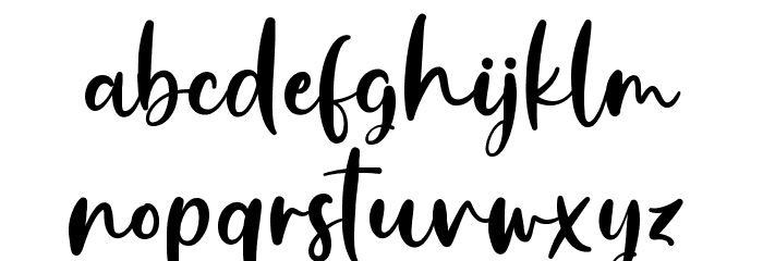 Goldstone Font LOWERCASE
