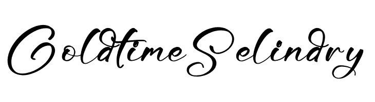 Goldtime Selindry Font
