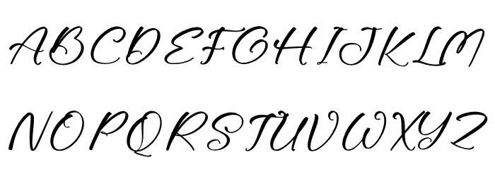 Goldtime Selindry Font UPPERCASE