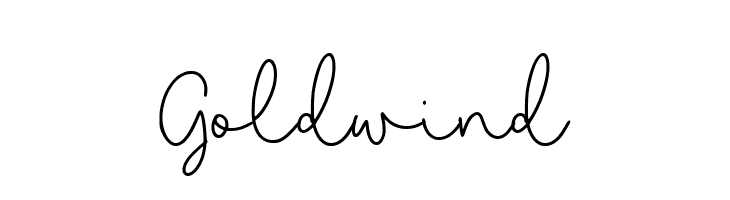 Goldwind  Frei Schriftart Herunterladen