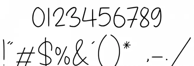 Goldwind Font OTHER CHARS