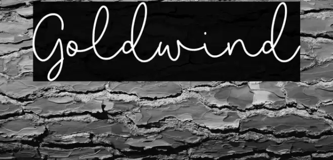 Goldwind Font examples