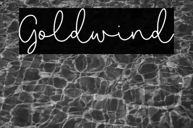 Goldwind Font examples