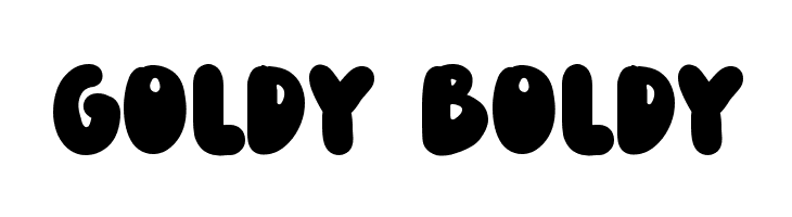 Goldy Boldy  フリーフォントのダウンロード