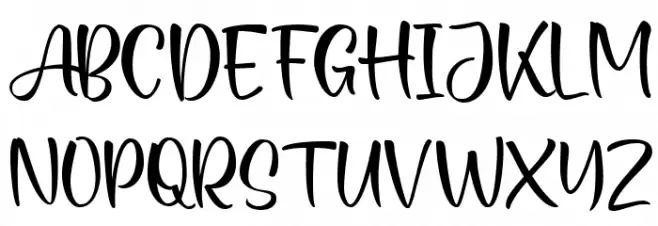 Goldy FREE Schriftart Groß