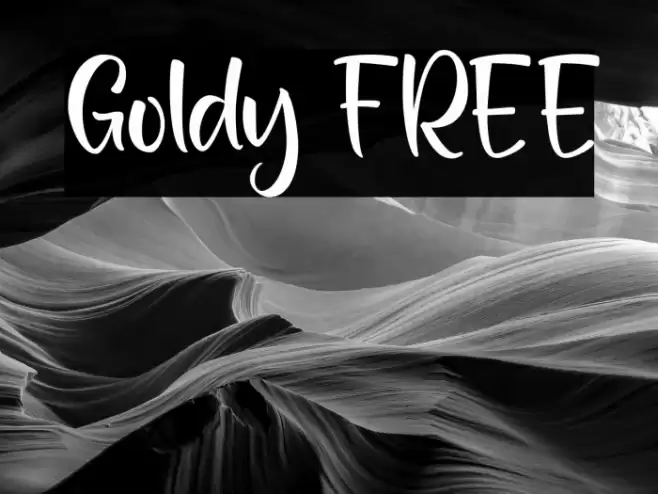 Goldy FREE Font examples