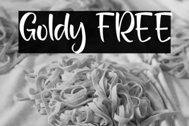 Goldy FREE Font examples