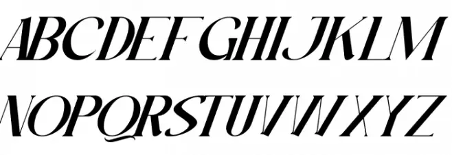 Goldy Ryder Demo Italic Schriftart Groß