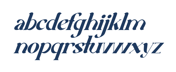 Goldy Ryder Demo Italic Lowercase