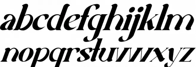 Goldy Ryder Demo Italic Font Litere mici