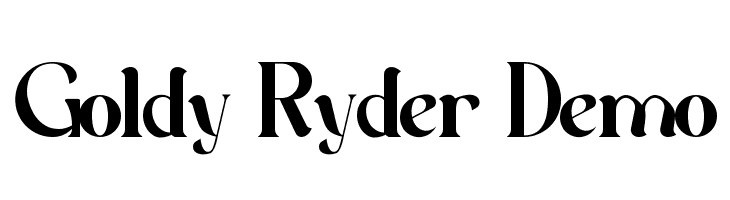 Goldy Ryder Demo  Frei Schriftart Herunterladen