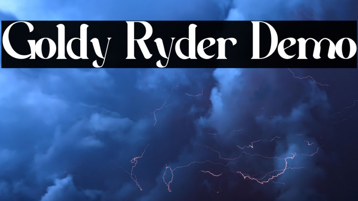 Goldy Ryder Demo Example 2