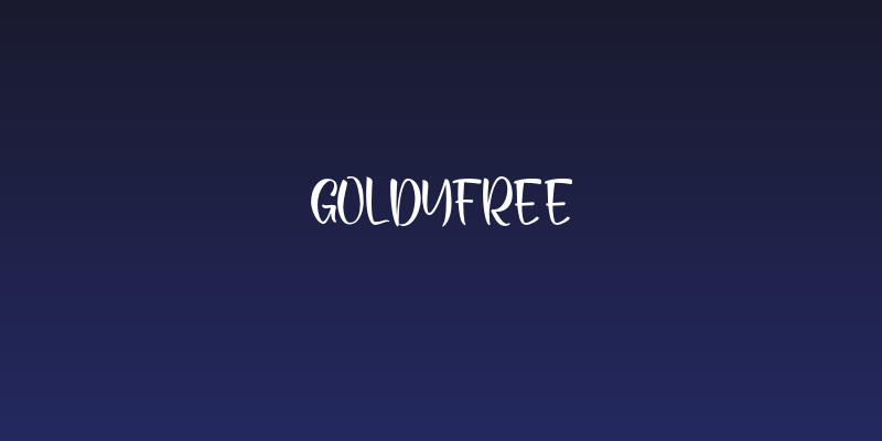 GoldyFREE Social Header