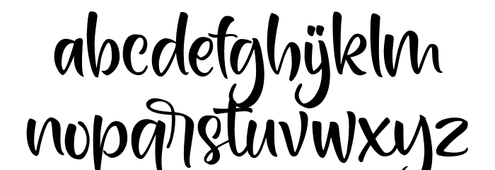 GoldyFREE Font LOWERCASE