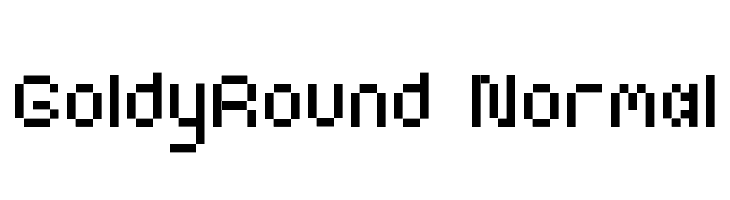 GoldyRound Normal  フリーフォントのダウンロード