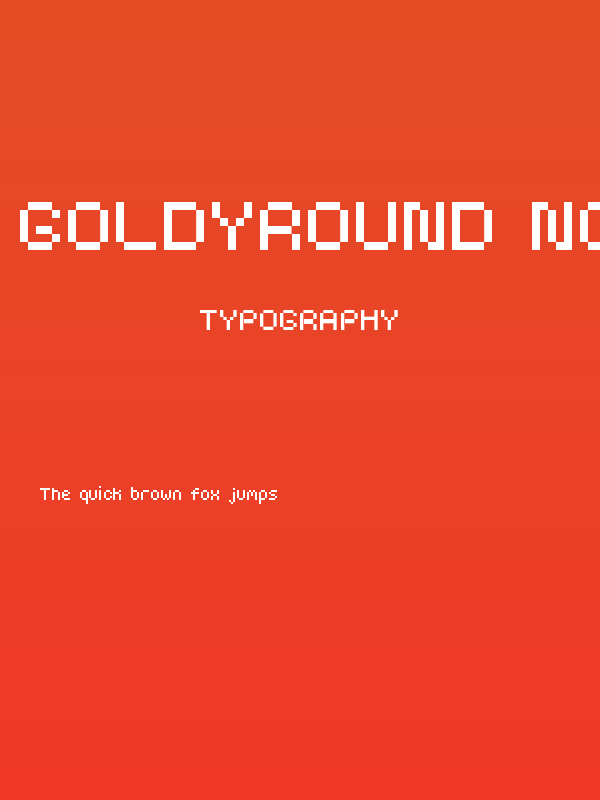 GoldyRound Normal Poster