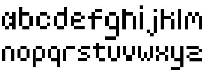 GoldyRound Normal Font Litere mici