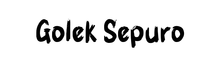 Golek Sepuro  Free Fonts Download