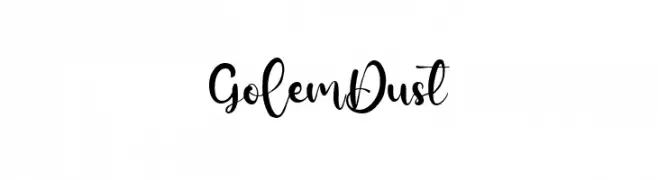 Golem Dust  नि: शुल्क फ़ॉन्ट्स डाउनलोड