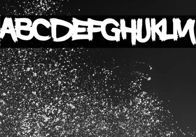 Golf Club Homicide Font examples