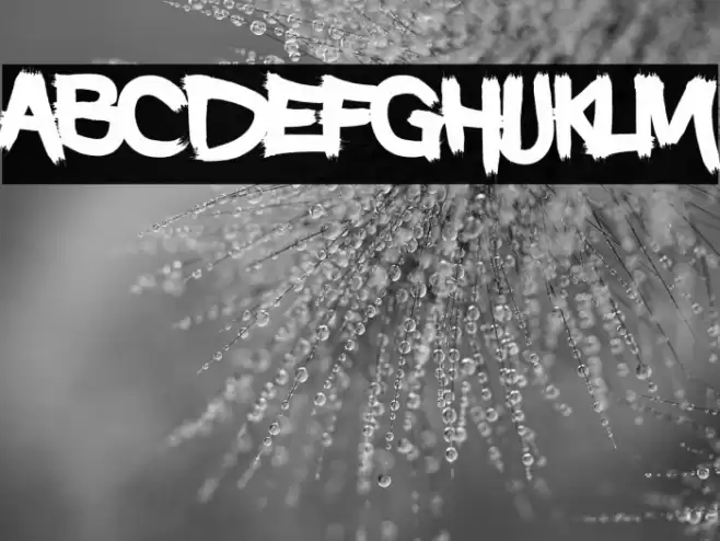 Golf Club Homicide Font examples