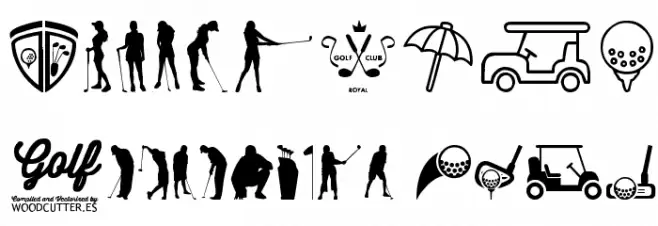 Golf Icons Font OTHER CHARS