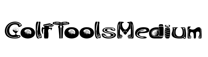 Golf Tools Medium  Frei Schriftart Herunterladen