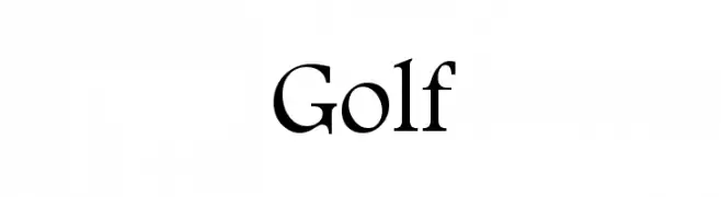 Golf  Free Fonts Download