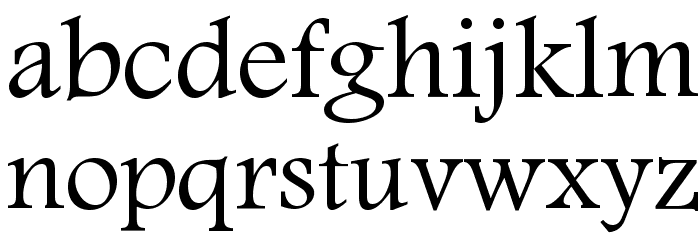Golf Font LOWERCASE