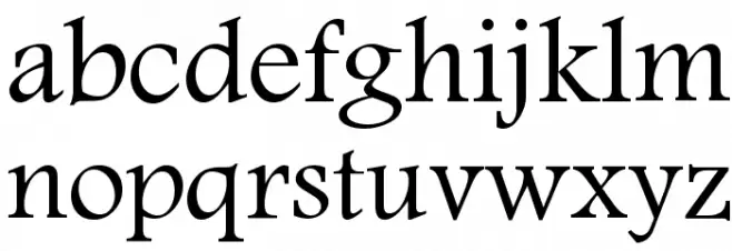 Golf Font LOWERCASE