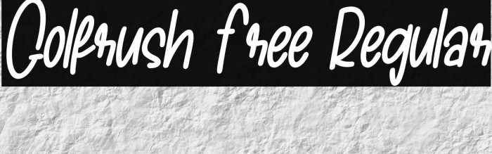 Golfrush Free Regular Example 2