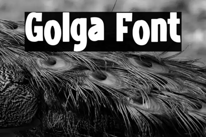Golga Font examples