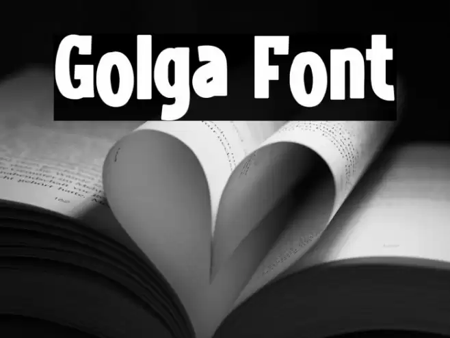 Golga Font examples