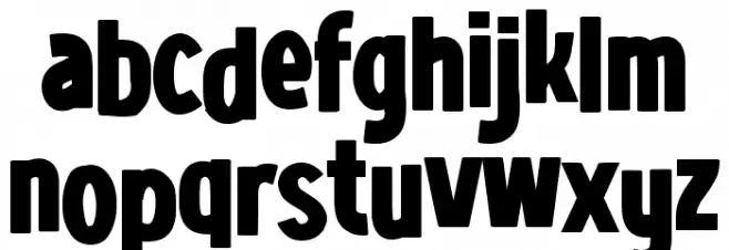 Golga Font LOWERCASE