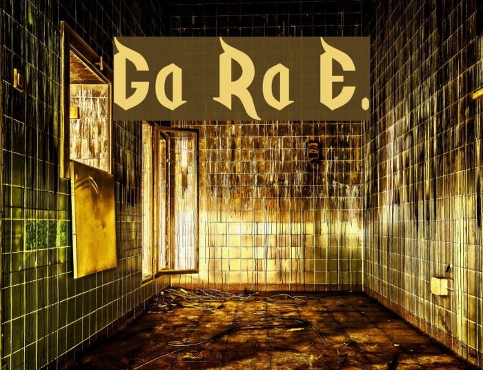 Golgotha Regular E. Font examples