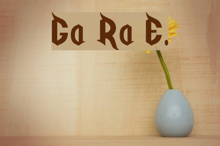 Golgotha Regular E. Font examples