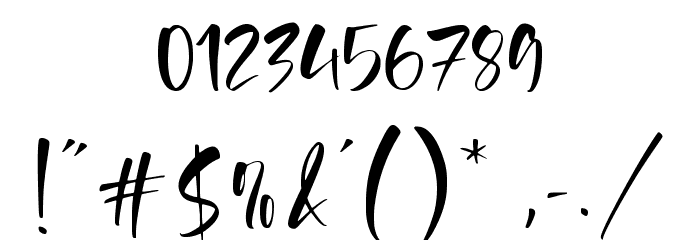 Goliath Soldier Font OTHER CHARS