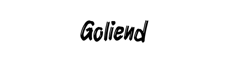 Goliend  Descarca Fonturi Gratis