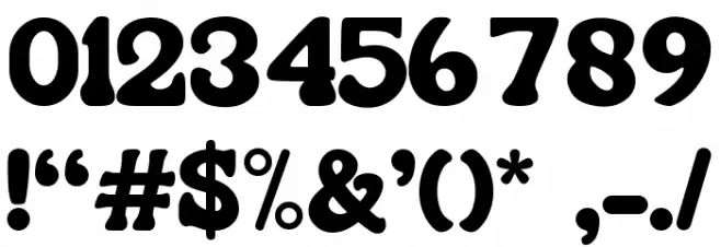 Goligan Font OTHER CHARS