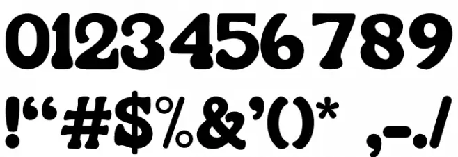 Goligan Font OTHER CHARS