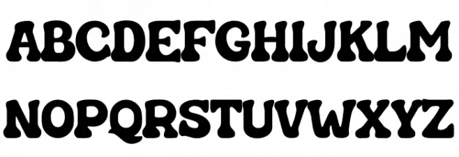 Goligan フォント 大文字