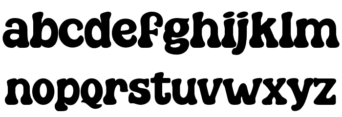 Goligan Font LOWERCASE