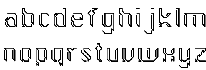 GollanBill Font LOWERCASE