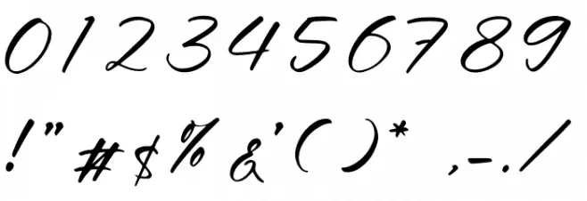 Gollatgher Шрифта ДРУГИЕ символов