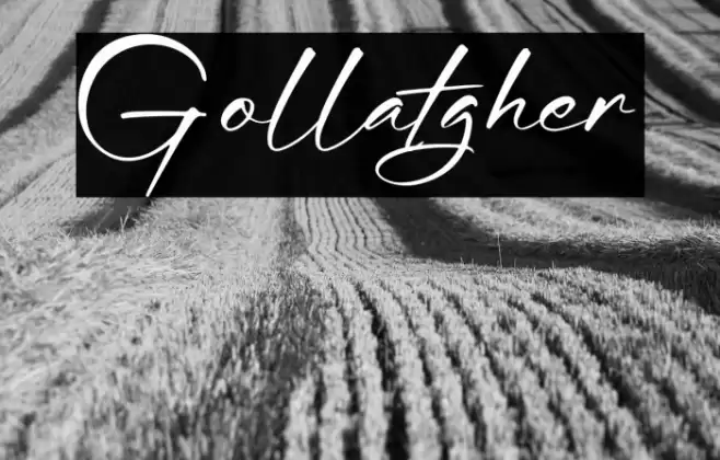 Gollatgher Шрифта examples