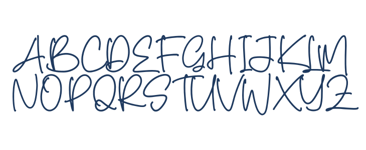 Gollden Hourse Uppercase